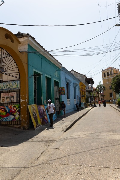 Cartagena-bunte-Häuser