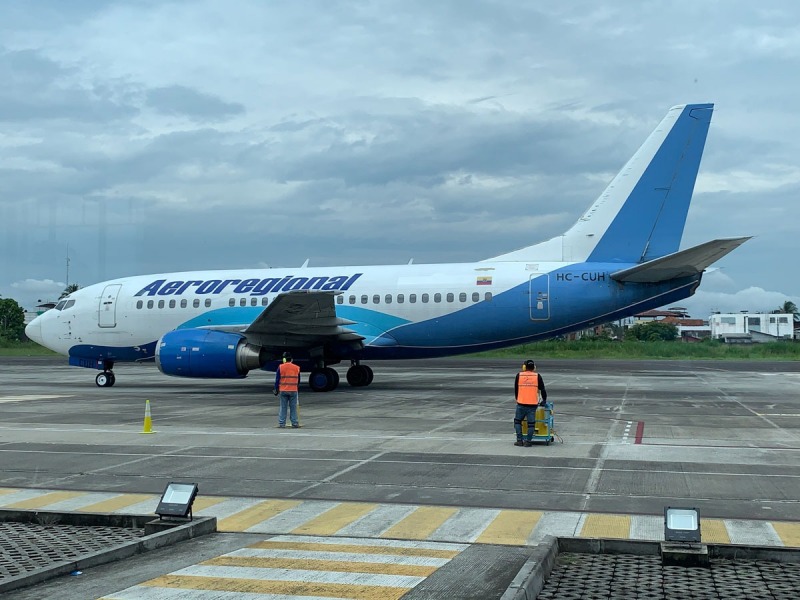 Flugzeug-nach-Quito