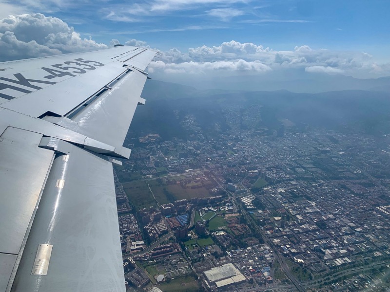 Abflug Bogota